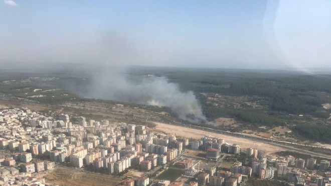 Buca'da korkutan yangın!