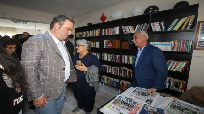 Buca'nın Cumhuriyet Kütüphanesi kapılarını açtı