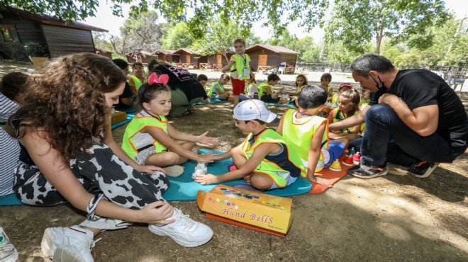 Buca'nın minikleri doğa kampında!