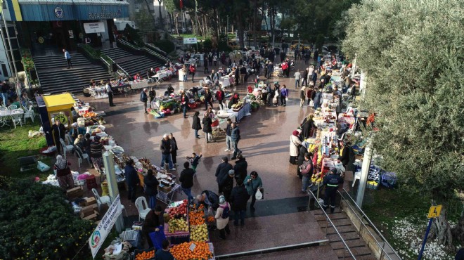 Buca'da 'aracısız' halk pazarı!