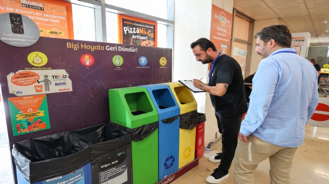 Buca’da marketlere sıfır atık denetimi