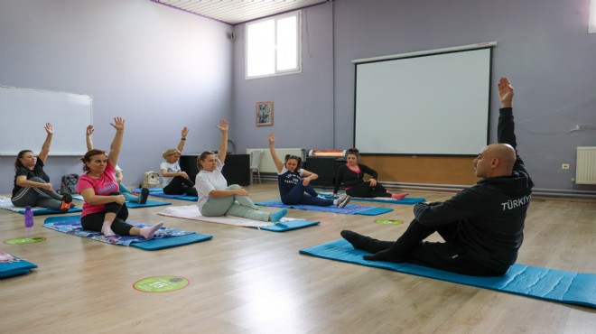 Buca’da ücretsiz pilates kurslarına büyük ilgi