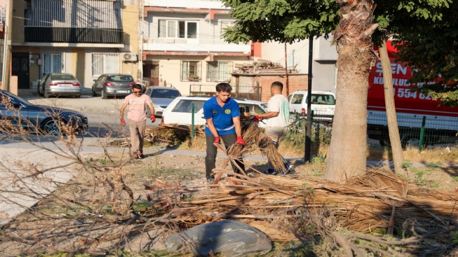 Buca’nın park ve yeşil alanlarında kapsamlı bakım hamlesi