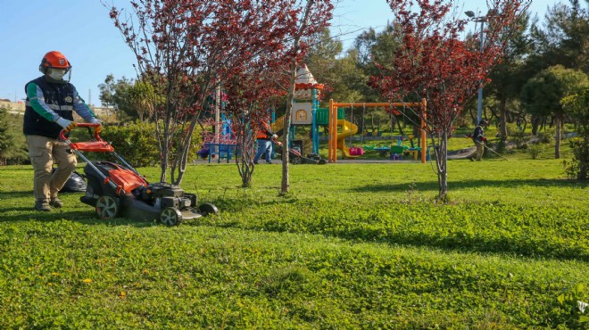 Buca'nın parklarında üç koldan seferberlik