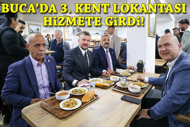 Buca’nın üçüncü Kent Lokantası açıldı