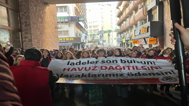 Büyükşehir de işçiler iş bıraktı:  Ödeme  ve  havuz  isyanı!