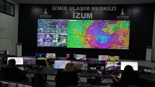 Büyükşehir de  tropik fırtına  teyakkuzu ve flaş açıklama: İzmir de en yoğun olacak bölge...