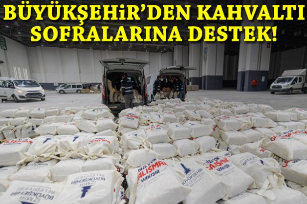 Büyükşehir'den kahvaltı sofralarına destek paketi!