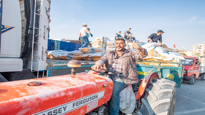 Büyükşehir'den üreticiye yem desteği