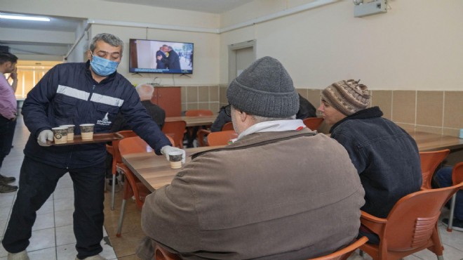 Büyükşehir evsizleri unutmadı