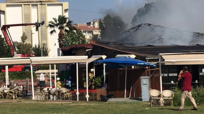 Büyükşehir'in gözde kafesinde yangın paniği!