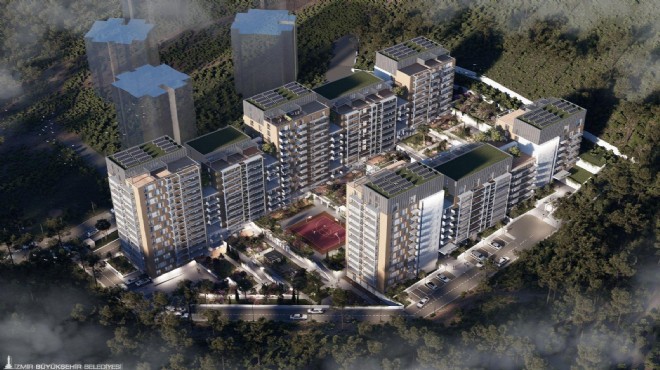 Büyükşehir'in sosyal konut projesinde ilk kazma vuruluyor!