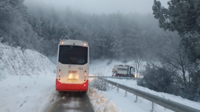 Büyükşehir karla mücadele için sahada