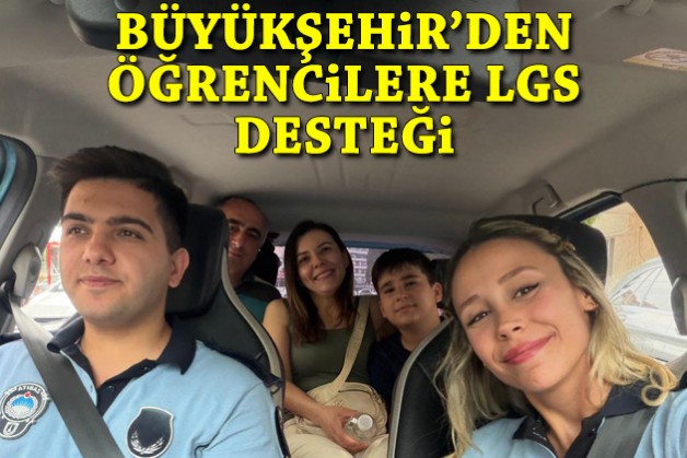 Büyükşehir'den öğrencilere LGS desteği