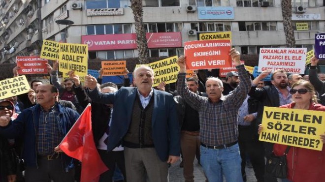 Büyükşehir önünde ‘pazarcı’ isyanı:  Gerekirse araçlarımızı yakacağız!