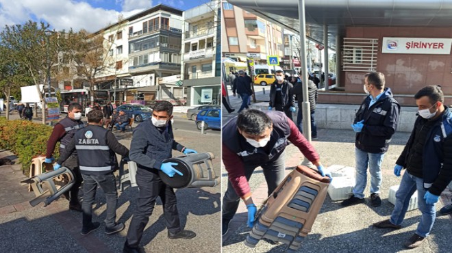 Büyükşehir zabıtası korona için sokakta