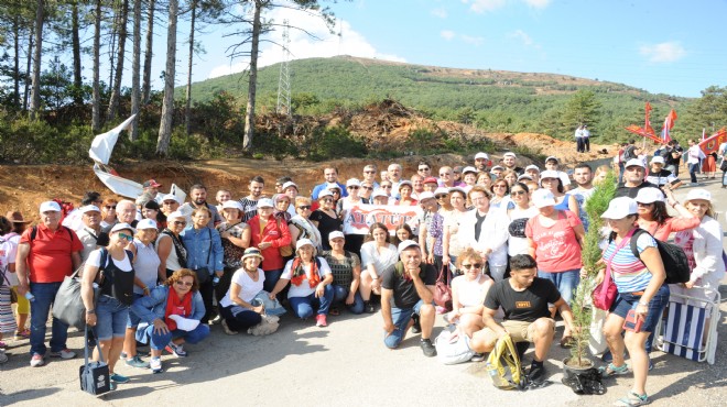 CHP Balçova'dan Kaz Dağları'na destek