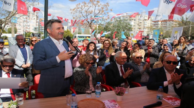 CHP Bayraklı Adayı Sandal Özkanlar Pazaryeri'nin yeni yerini açıkladı