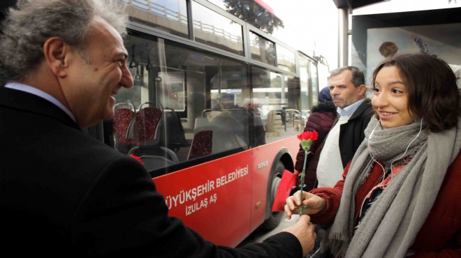 CHP Bornova Adayı İduğ'dan 14 Şubat sürprizi