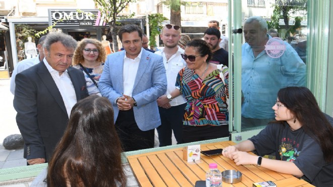 CHP Bornova'da tam kadro sahada