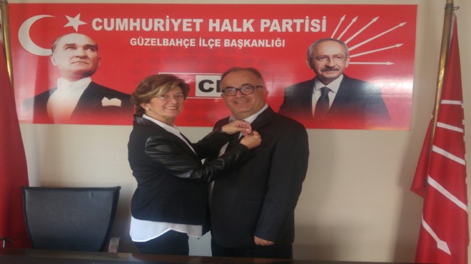 CHP Güzelbahçe de yeni ilçe başkanı belli oldu