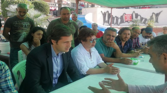 CHP İl Başkanı Yücel'den direnen işçilere destek, 'Cumhur İttifakı'na salvo!