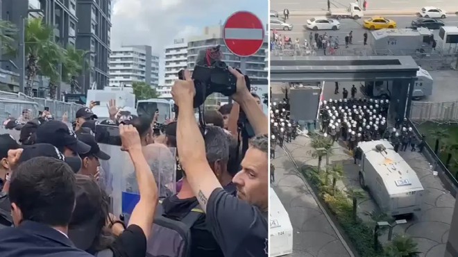 CHP İstanbul İl Başkanlığı nda biber gazlı müdahale!