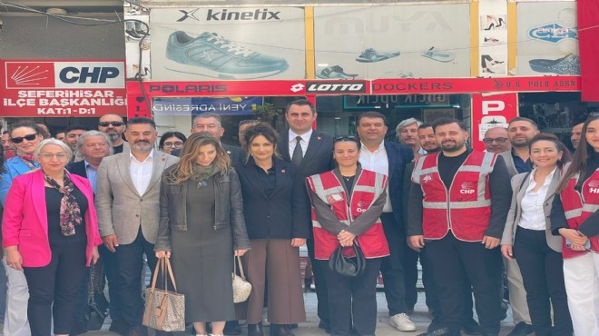 CHP İzmir, Seferihisar da sahada: Seçim olduğu an iktidarız!