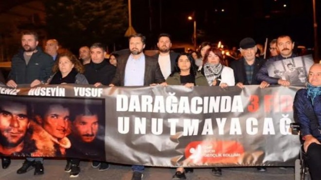 CHP İzmir 'Üç Fidan'ı andı: Bu bir matem değil saygı duruşu!