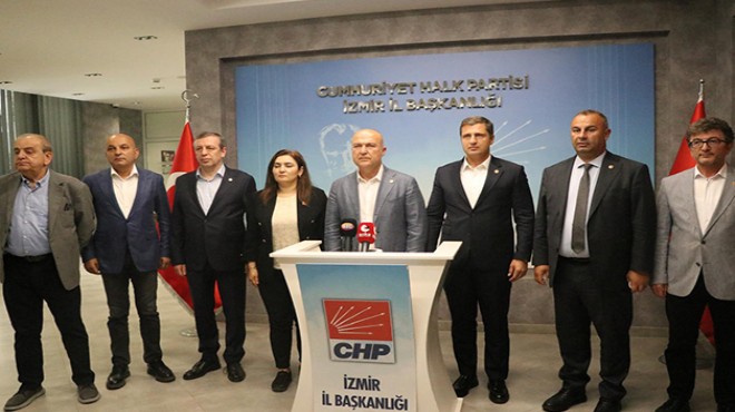 CHP İzmir de vekillerden ortak açıklama ve  Cemil Tugay  sorusuna yanıt!