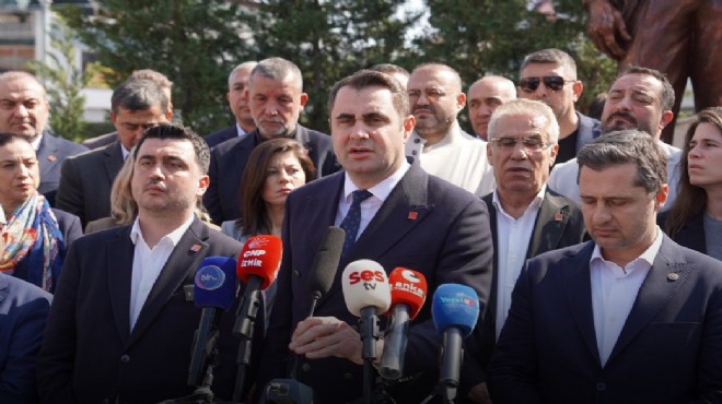 CHP İzmir den Menderes te saldırıya tepki: Şiddetten medet uman avucunu yalar!