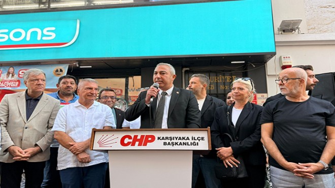 CHP Karşıyaka da mevcut başkan,  güçlü  destekle adaylığını ilan etti!