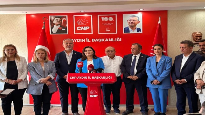 CHP li Kılıç tan Aydın da sert çıkış: Millet iradesinin gölgelenmesine izin vermez