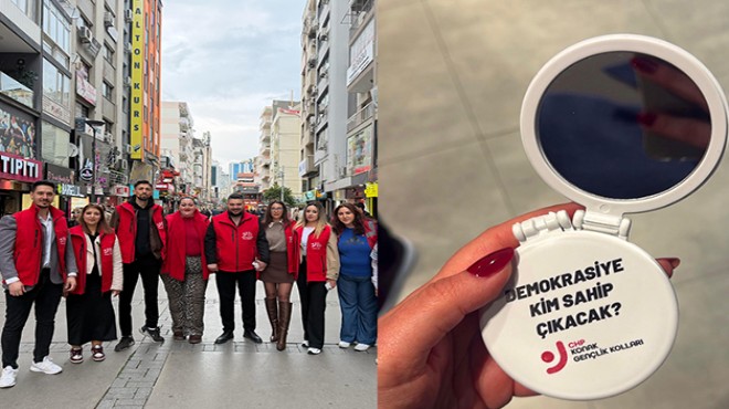 CHP Konak tan demokrasi vurgulu hediye