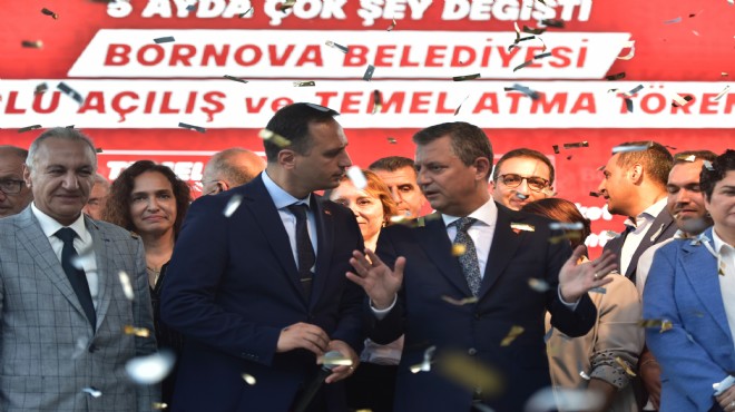CHP Lideri Özel den Bornova’da çifte açılış