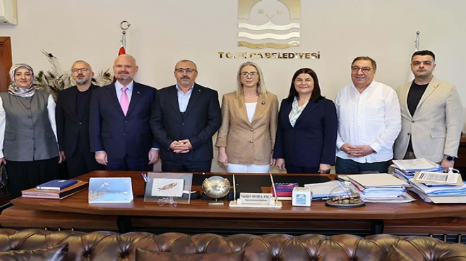CHP'den AK Parti'ye geçen Başkan Fıçı'ya ilk ziyaret!