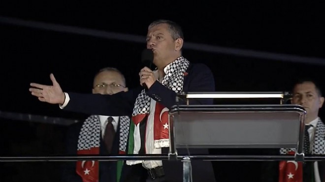 CHP den Filistin e destek mitingi