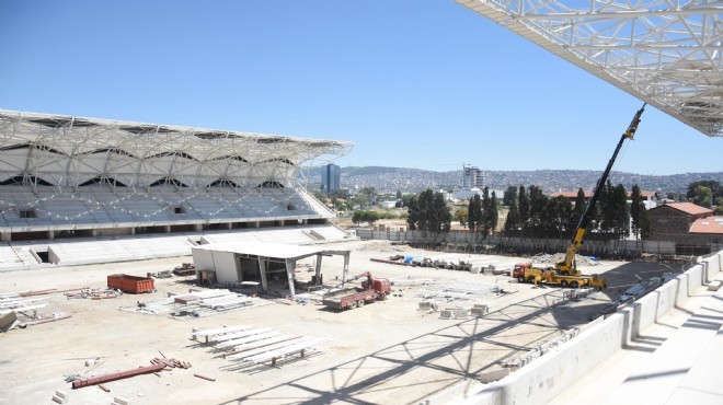 CHP'li Sertel sordu, Bakan yanıtladı: Alsancak Stadı'nda son durum!