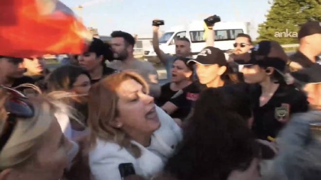 CHP li kadınların yürüyüşüne polis müdahalesi!