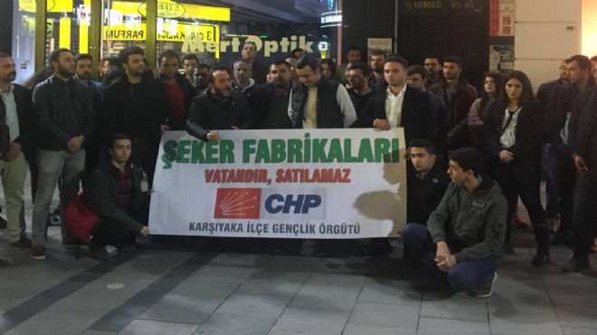 CHP’li Gençler: Şeker fabrikaları vatandır!