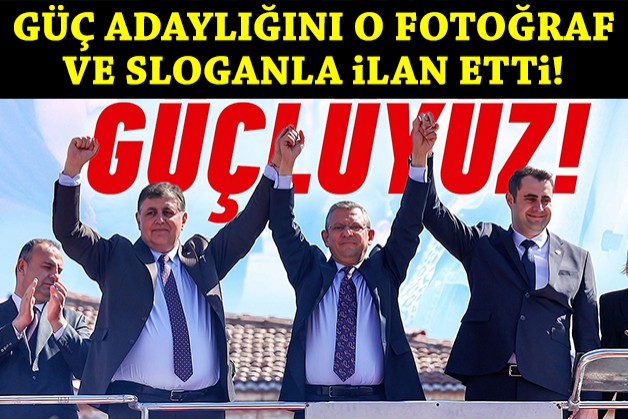 Çağatay Güç adaylığını o fotoğraf ve sloganla ilan etti!