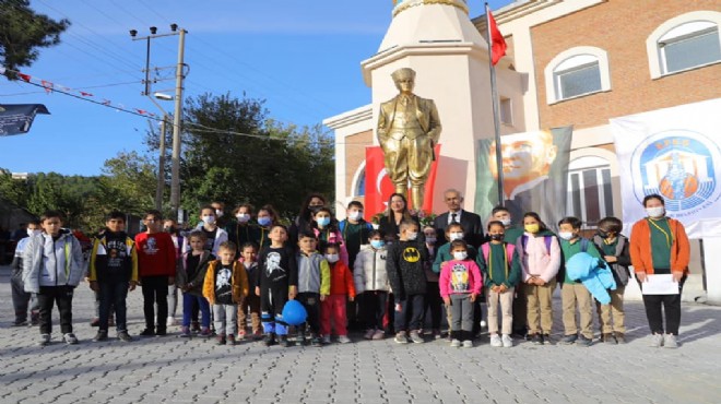 Çamlık Atatürk heykeline kavuştu