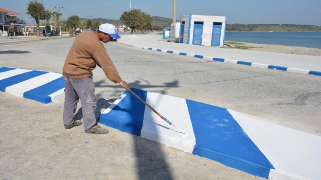 Çandarlı da yeni sezon hazırlıkları başladı