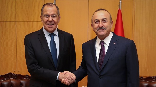 Çavuşoğlu ile Lavrov Suriye'yi görüştü