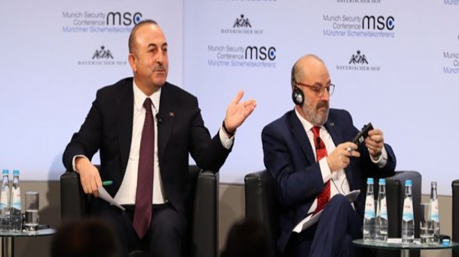 Çavuşoğlu ndan moderatörün o ifadesine tepki!