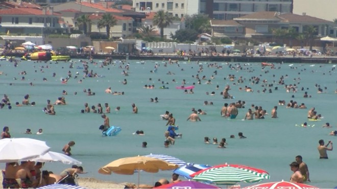 Çeşme de bayram tatili yoğunluğu