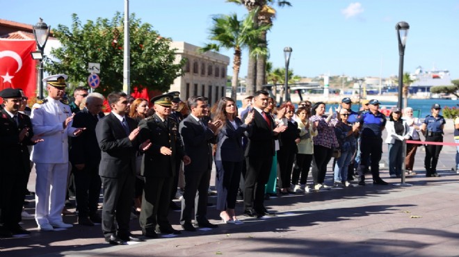 Çeşme de gazilere anlamlı hediye