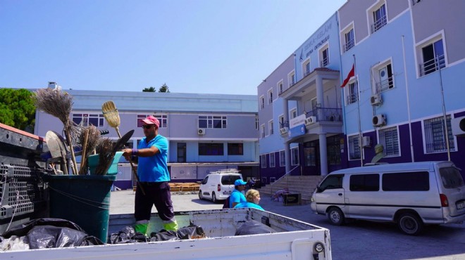 Çeşme de okullarda temizlik seferberliği