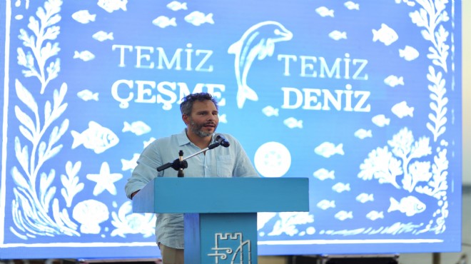 Çeşme de  temiz deniz  hareketi