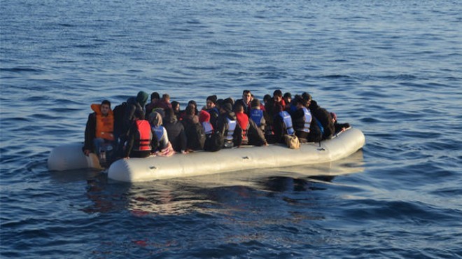 Çeşme de yasa dışı geçiş operasyonu!